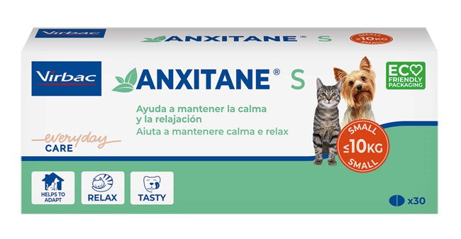 virbac anxitane s supplemento nutrizionale scatola 30 compresse appetibili virbac ean 3597133075908