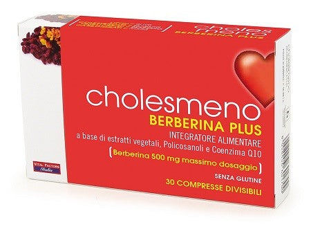 vital factors italia cholesmeno berberina plus 30 compresse vital factors ean 8058456602097