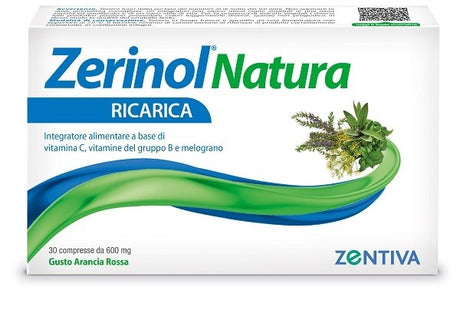 zentiva italia zerinol natura ricarica 30 compresse zerinol