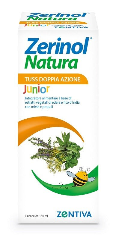 zentiva italia zerinol natura tuss doppia azione junior sciroppo 150 ml zerinol