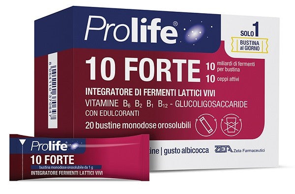 zeta farmaceutici prolife 10 forte stickpack prolife ean 8054110370647