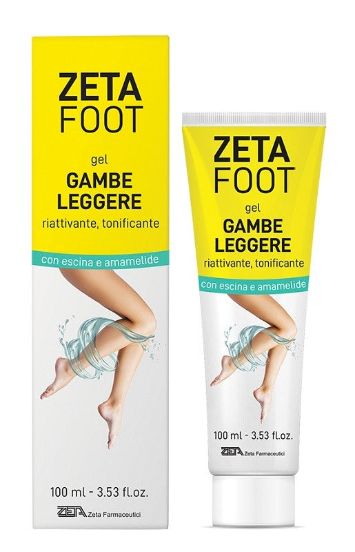zeta farmaceutici zetafoot gel gambe leggere 100 ml zeta farmaceutici ean 8056772636031